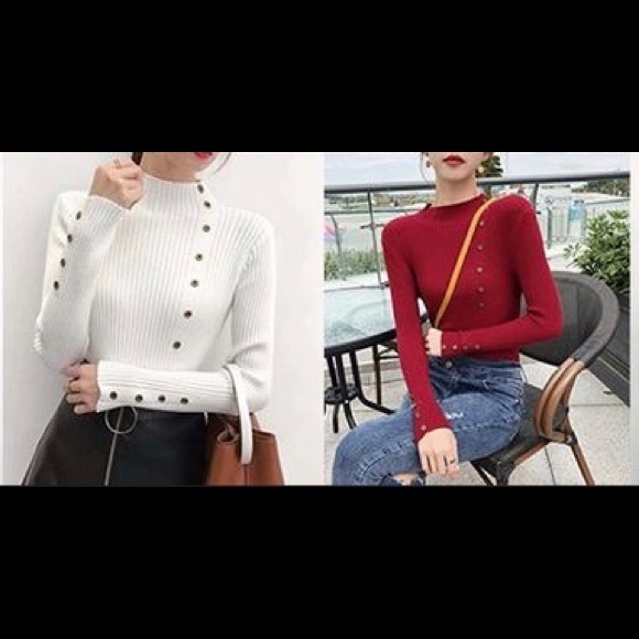 Solid Knit Pull-Over Turtleneck Jumper Sweater. - Picture 2 of 5